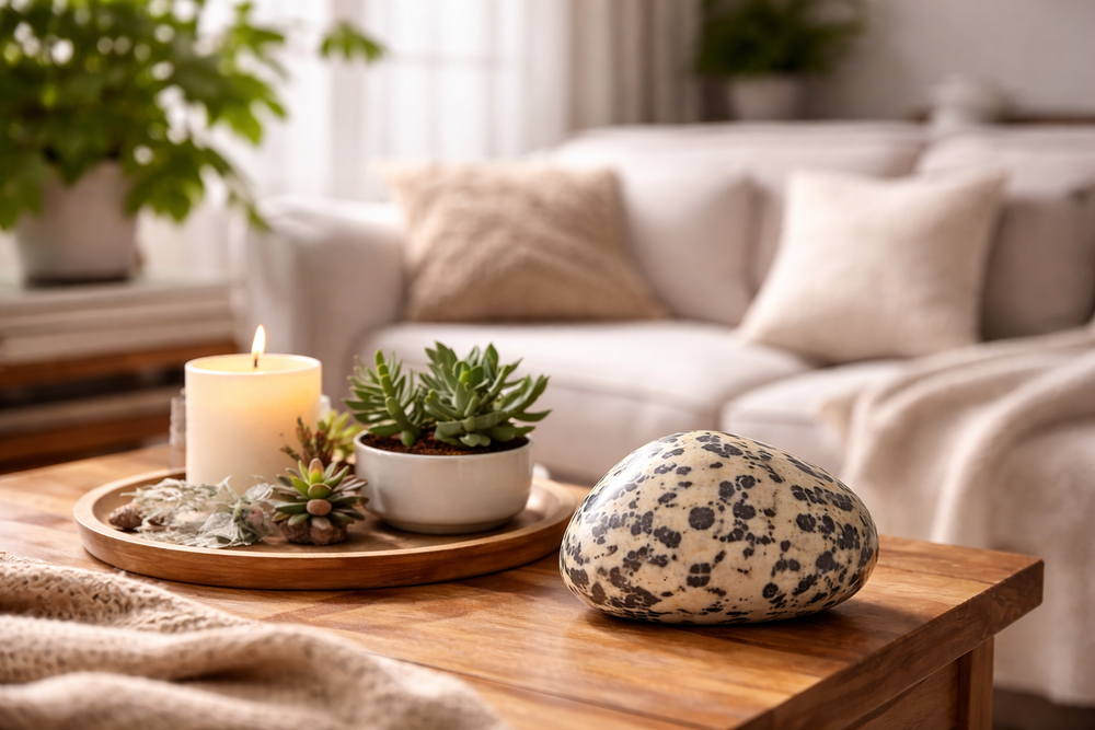 5.3. Placer le jaspe dalmatien dans la maison