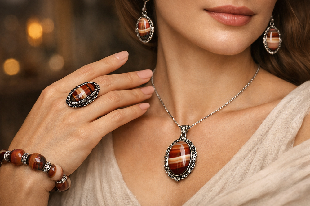 5.1 Porter la sardonyx en bijoux