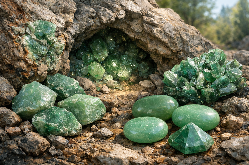 Origine et caractéristiques de l’Aventurine Verte