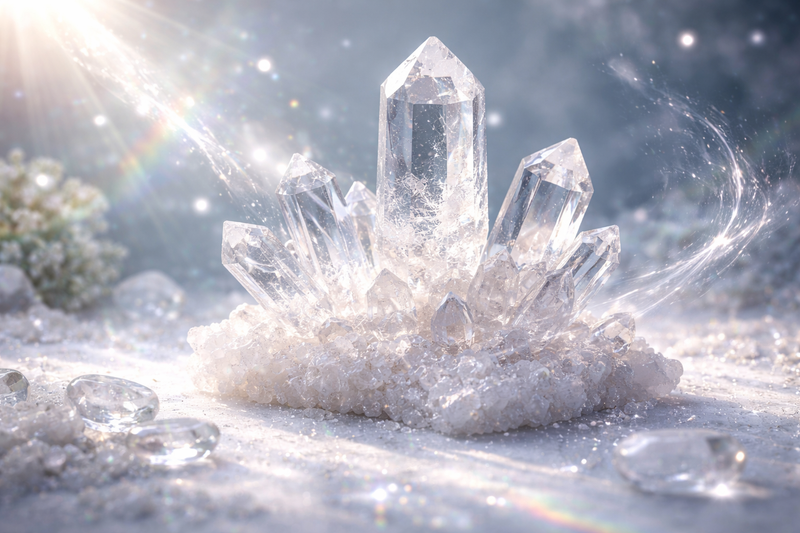 Propriétés physiques et énergétiques du Cristal de Roche