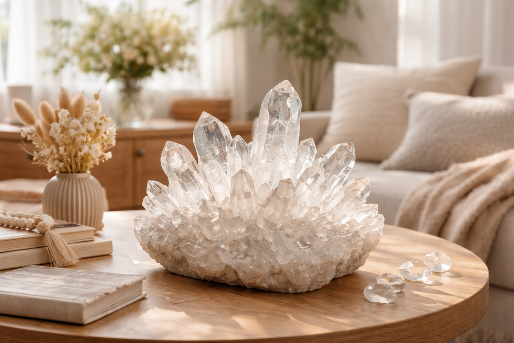 Cristal de Roche dans la maison