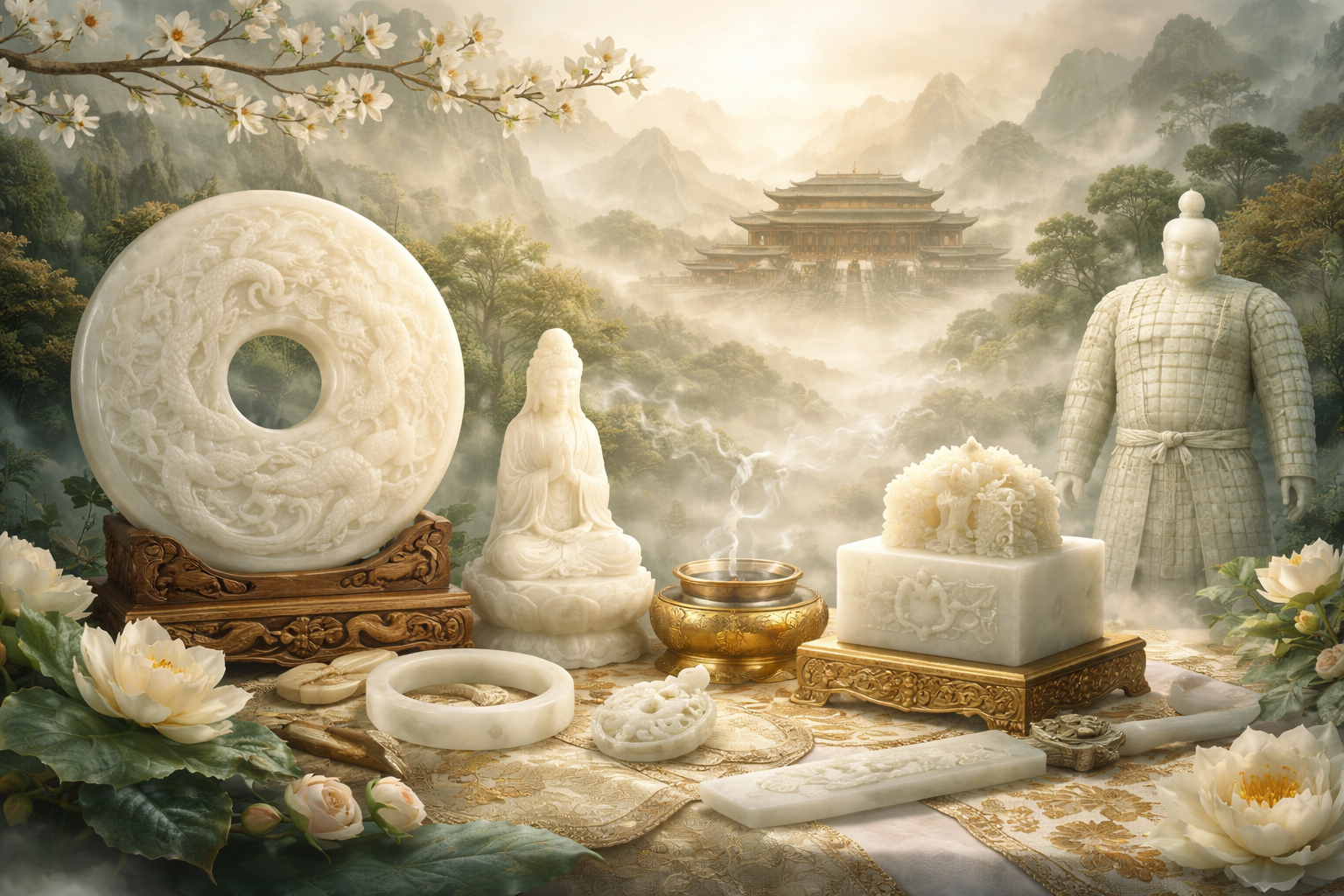 Symbolique et histoire du jade blanc