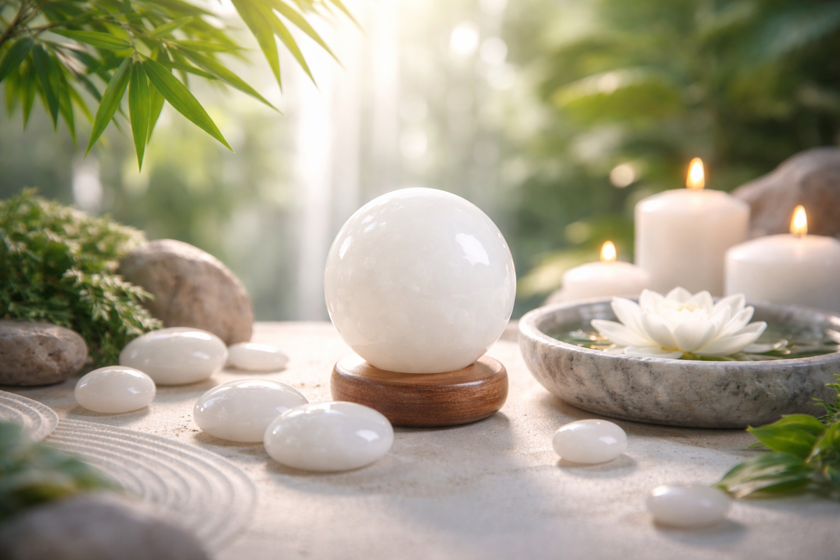 Jade blanc et équilibre intérieur