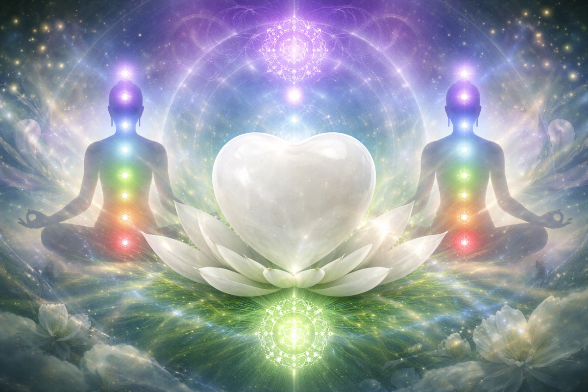 Jade blanc et chakras