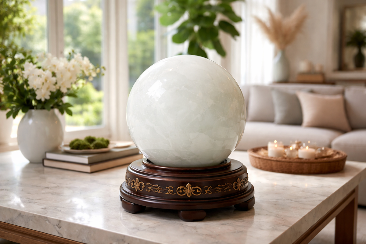 Jade blanc dans la maison