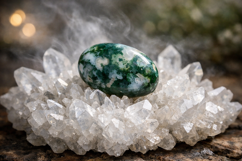 Purification sur amas de quartz