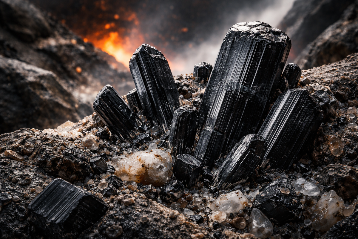 Origine et caractéristiques de la Tourmaline noire