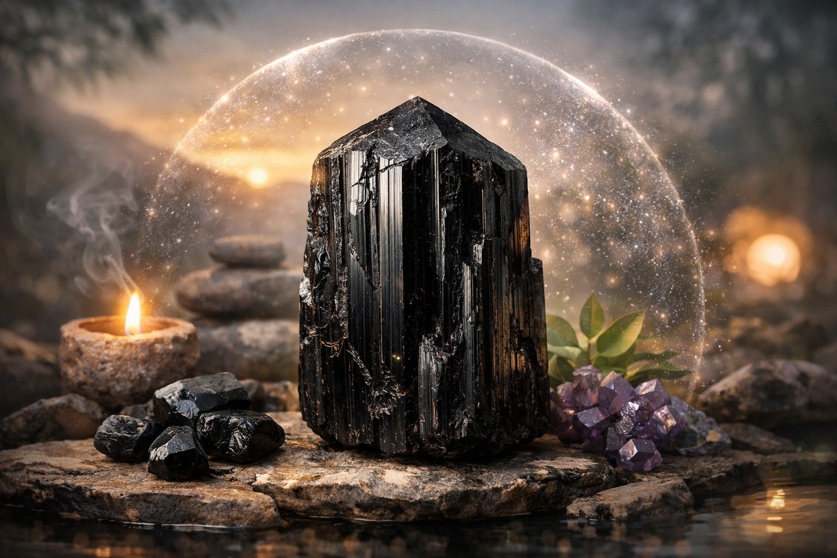 Vertus et bienfaits de la Tourmaline noire