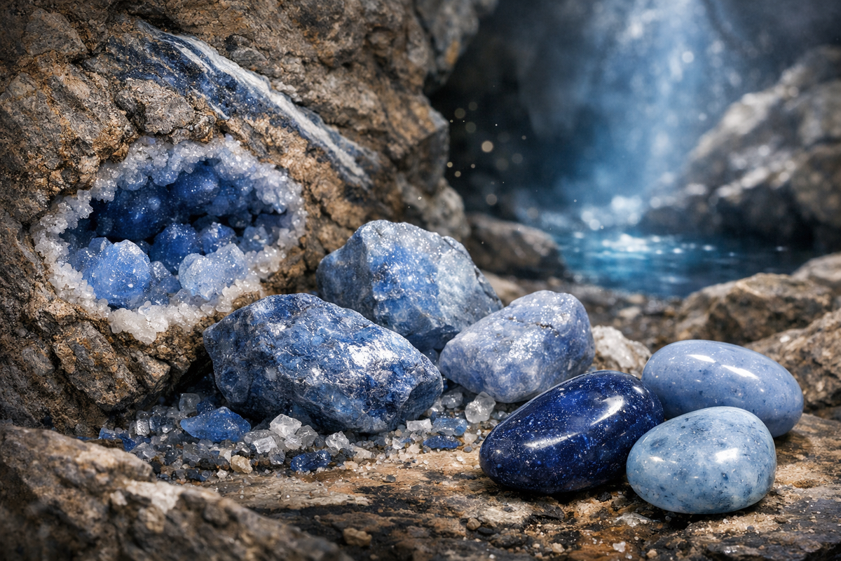 Origine et caractéristiques de l’Aventurine bleue