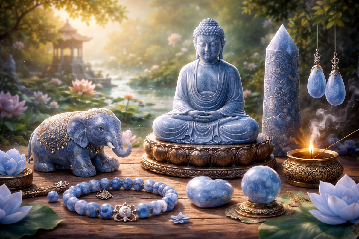 Symbolique et histoire de l’Aventurine bleue