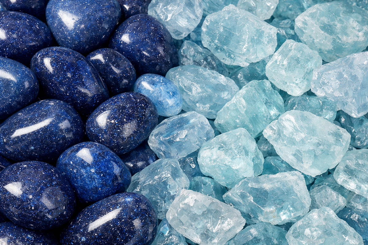 Associations de pierres avec l’Aventurine bleue