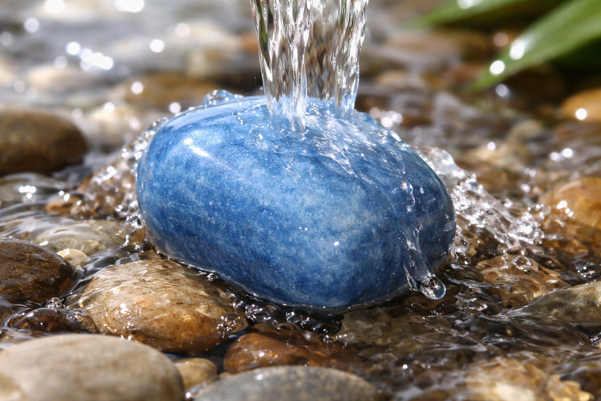 Entretien et purification de l’Aventurine bleue