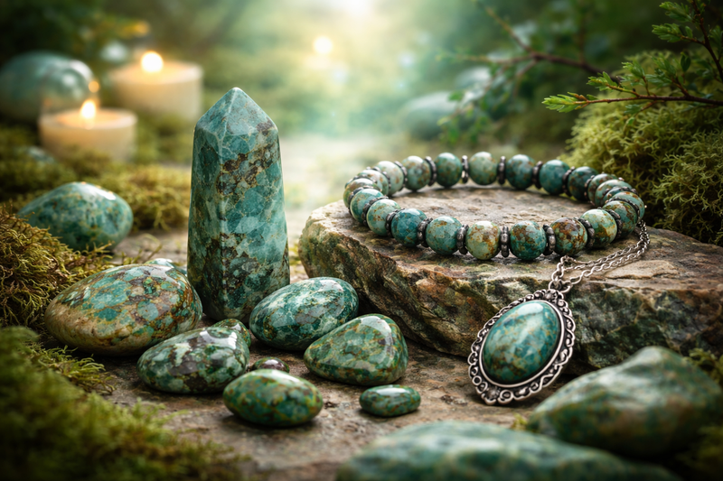 Propriétés physiques et énergétiques de la Turquoise Africaine