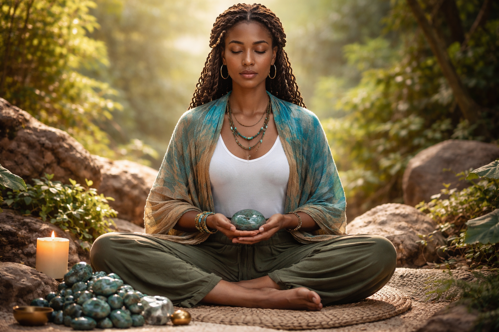 Turquoise Africaine en méditation