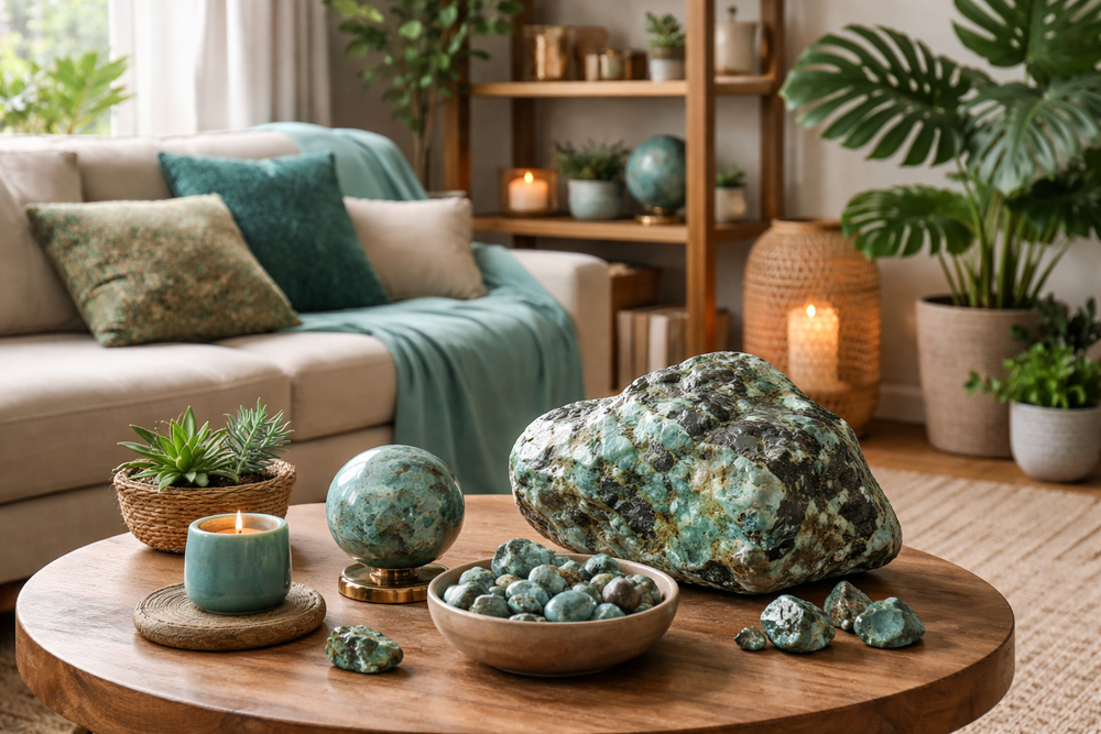 Turquoise Africaine dans la maison