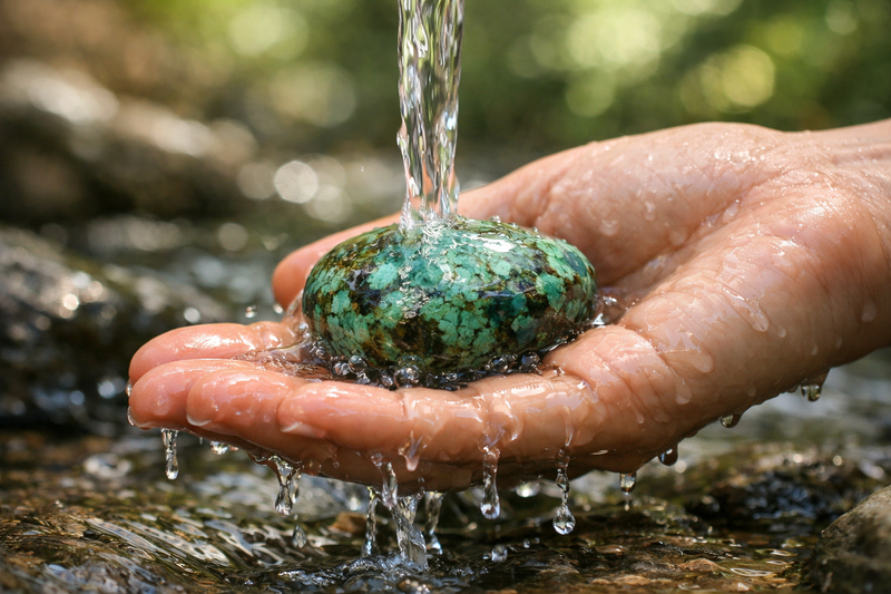 Purification à l’eau claire de la Turquoise Africaine