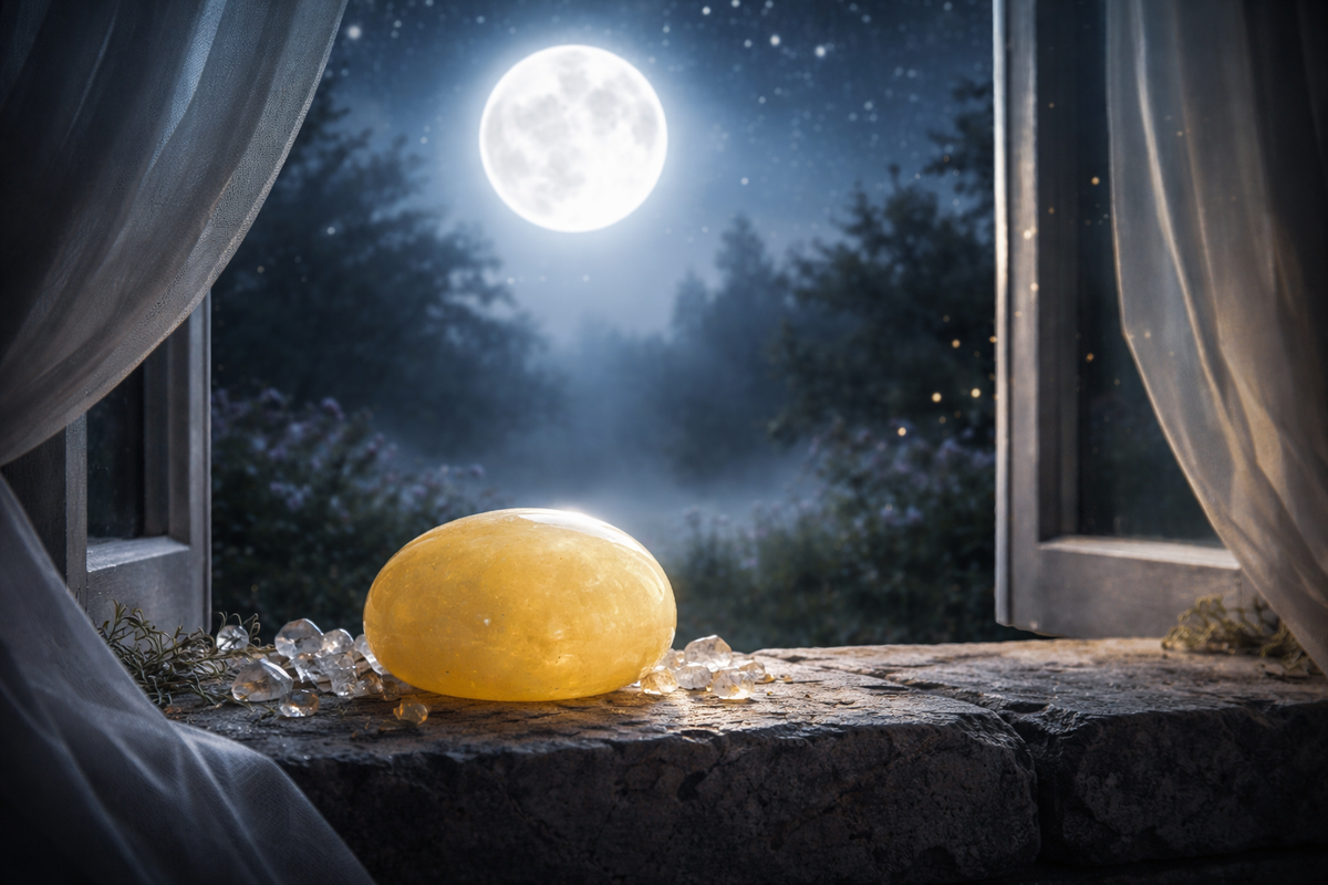 Rechargement du Jade jaune à la lune