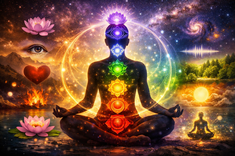 Les chakras centres énergétiques du corps