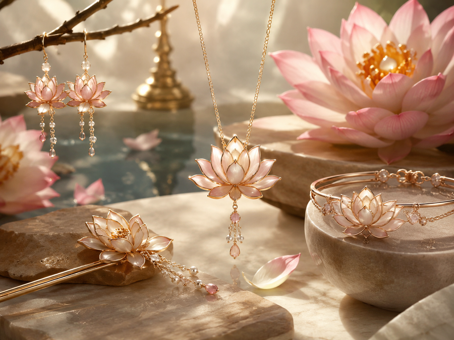 Bijoux Fleur de Lotus