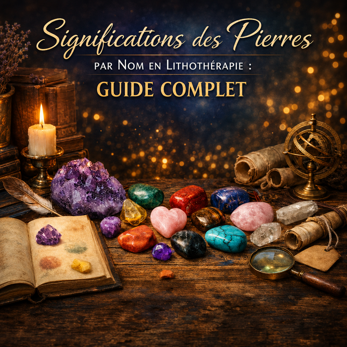Vertus des pierres par nom en lithothérapie : guide complet
