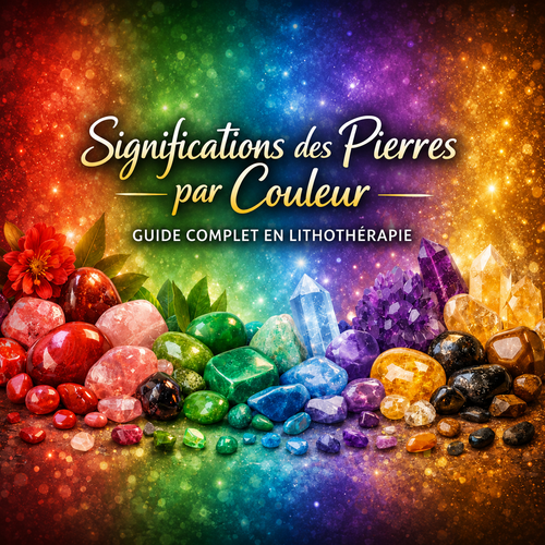 Significations des pierres par couleur : guide complet en lithothérapie