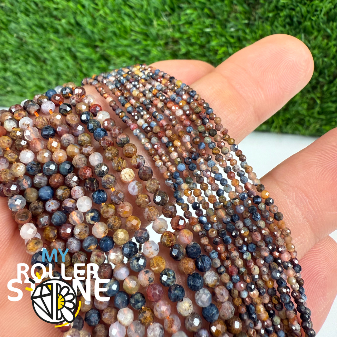 Perle Facettée Pietersite - Perles