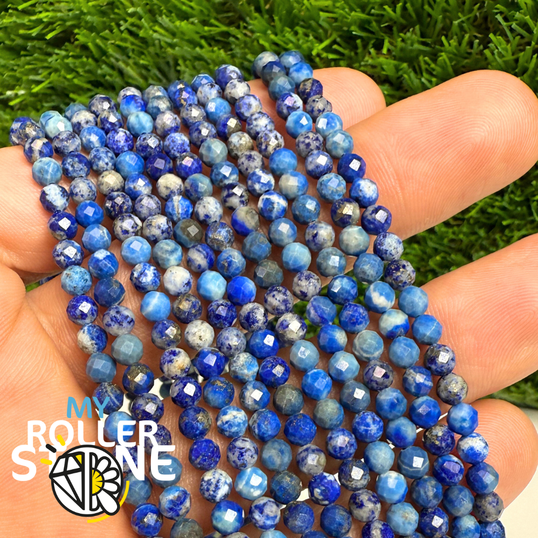 Perle Facettée Lapis Lazuli 1A