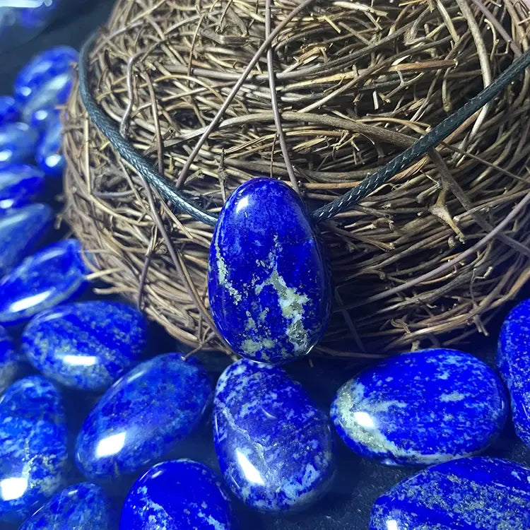 Pendentif Lapis Lazuli large trou