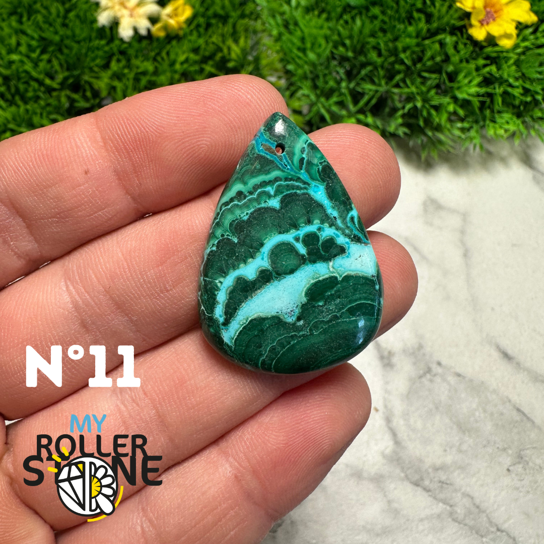 Pendentif Malachite Chrysocolle
