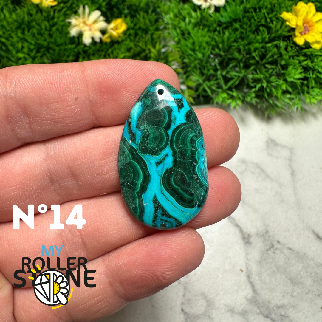 Pendentif Malachite Chrysocolle