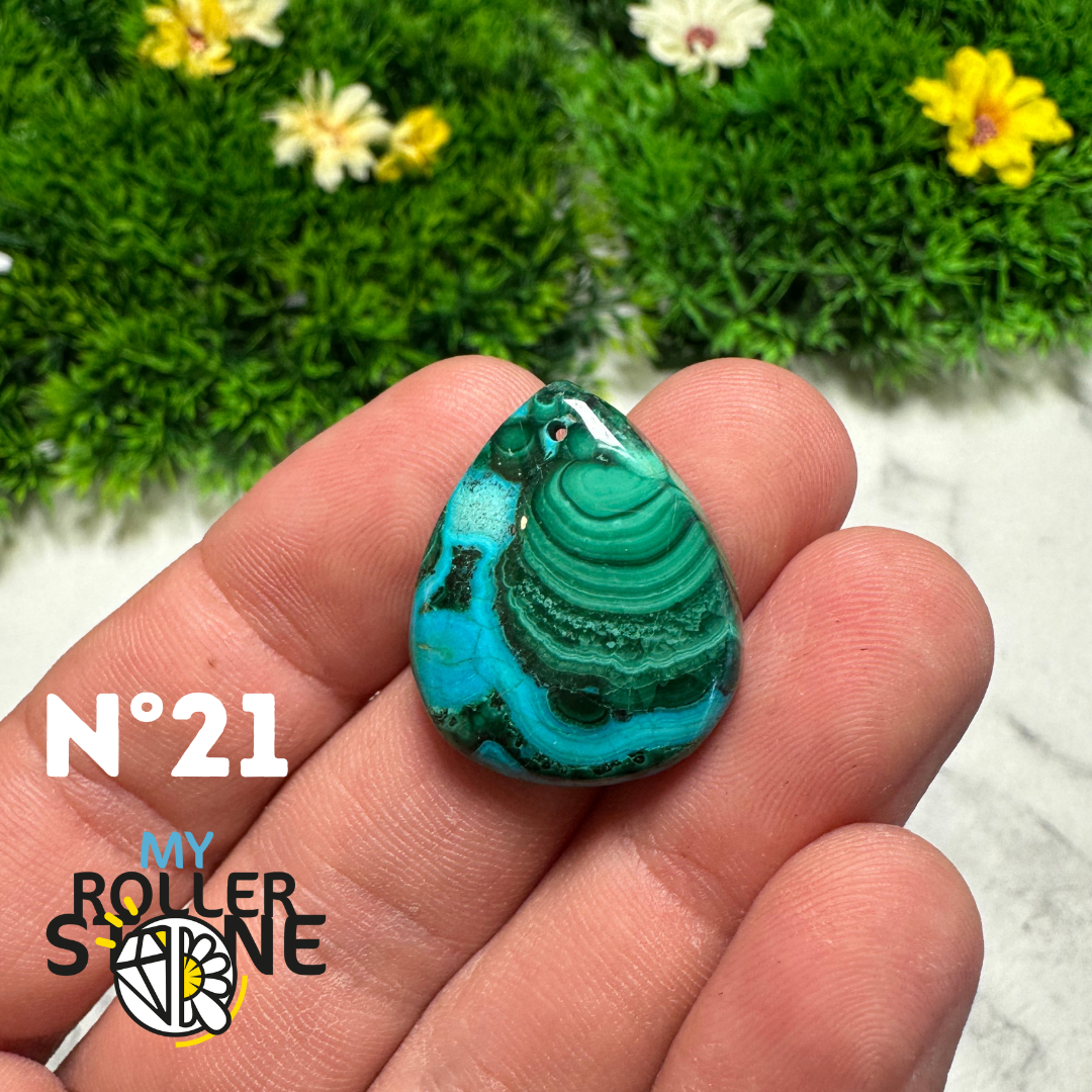 Pendentif Malachite Chrysocolle