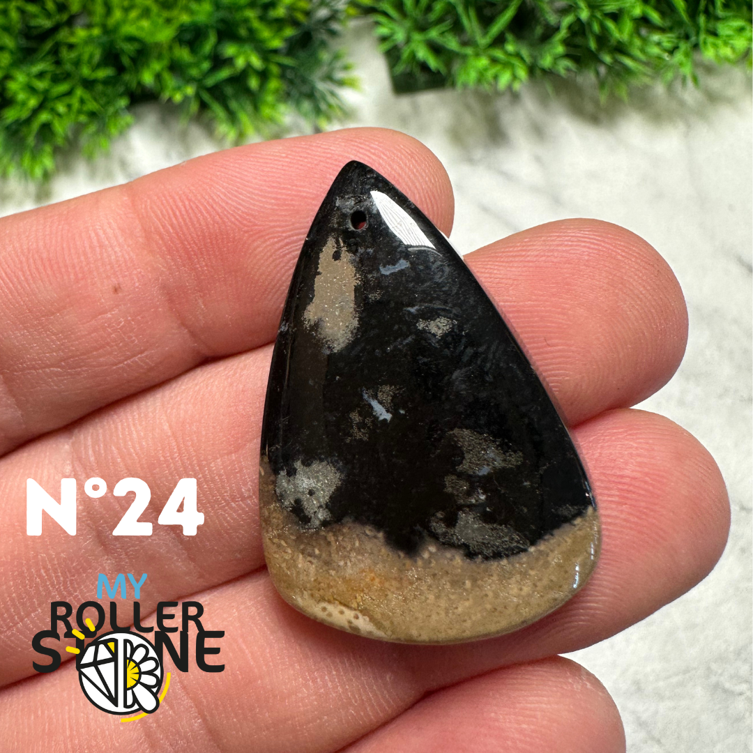 Pendentif Agate Racine de Palmier