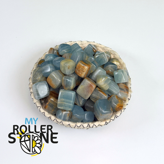 Pierre Roulée en Calcite Lémurienne