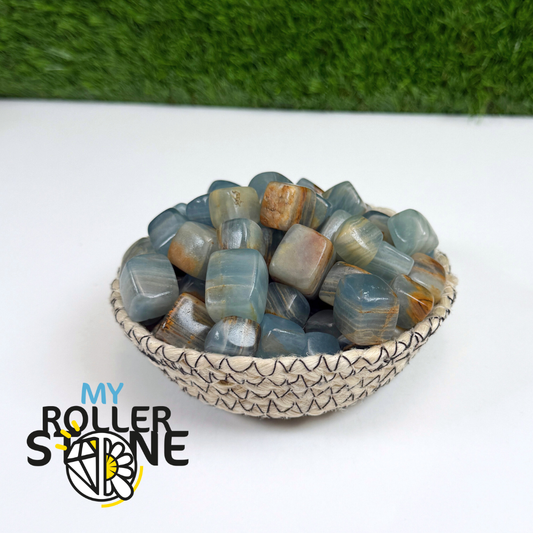 Pierre Roulée en Calcite Lémurienne