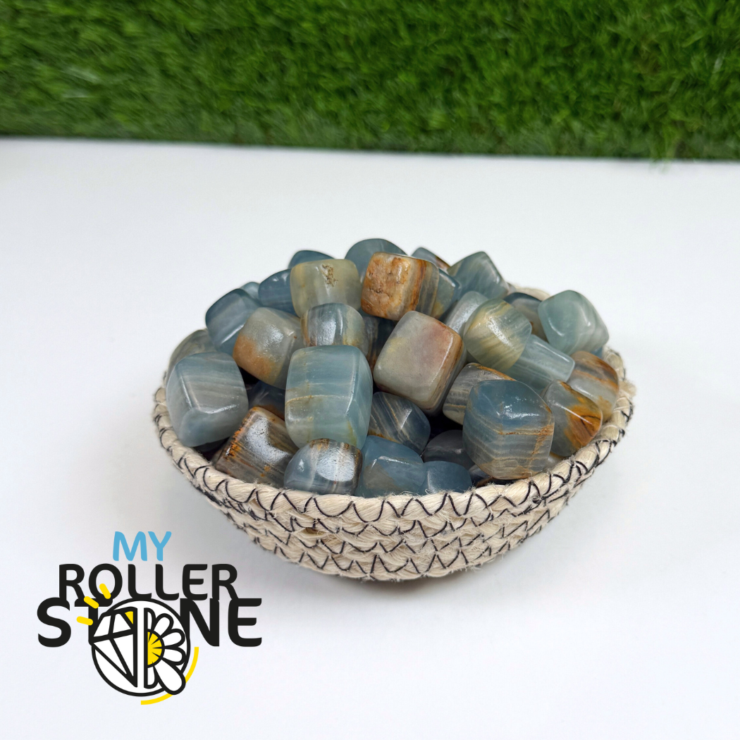 Pierre Roulée en Calcite Lémurienne