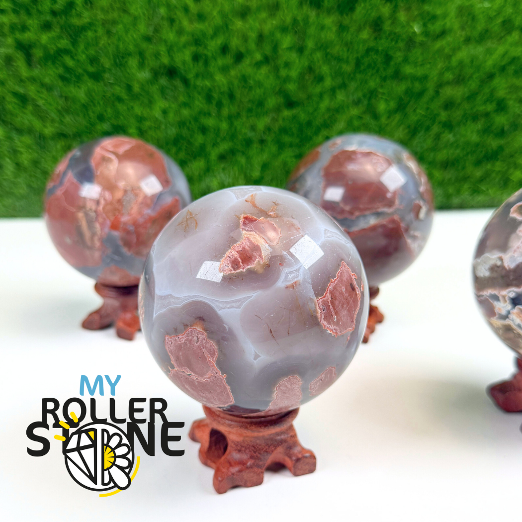Sphères Agate Volcanique