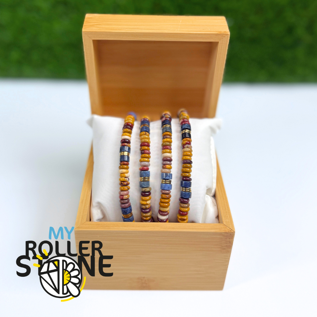 Bracelet sodalite et Mookaïte