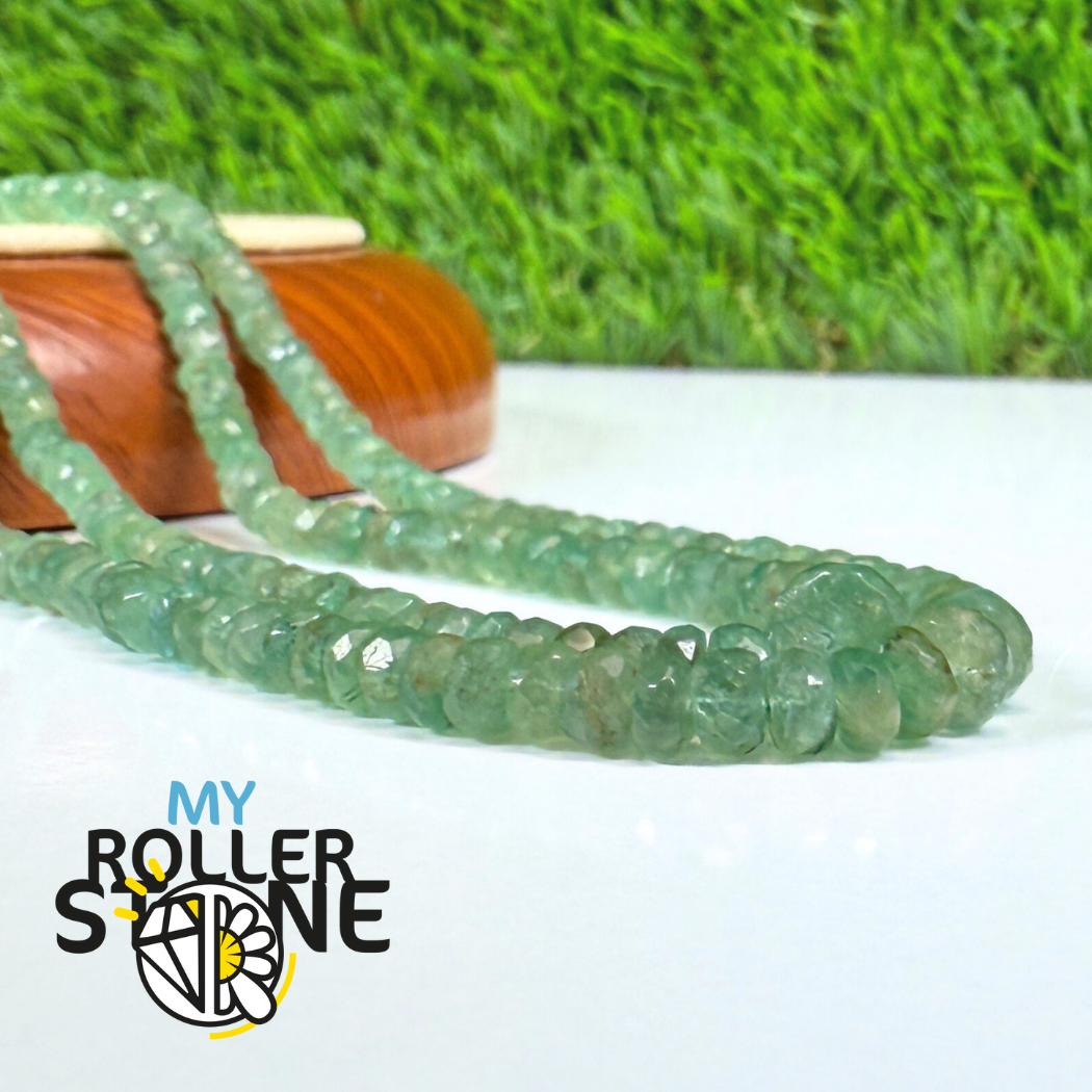 Perles d’Émeraude facettées – 5A - Fil de Perles Gradués