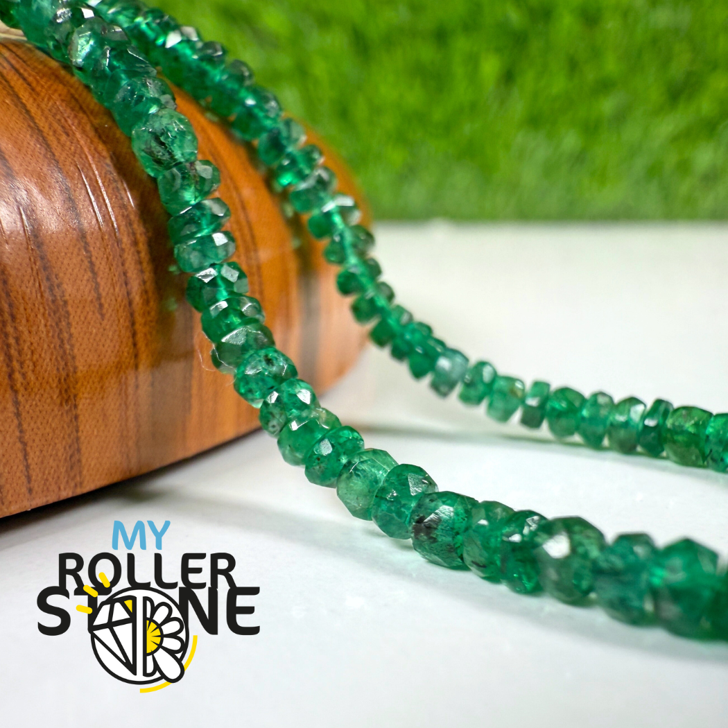 Perles d’Émeraude facettées – 7A+