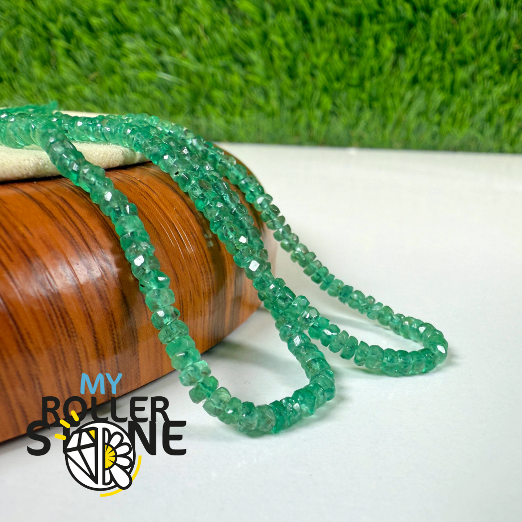 Perles d’Émeraude facettées – 7A