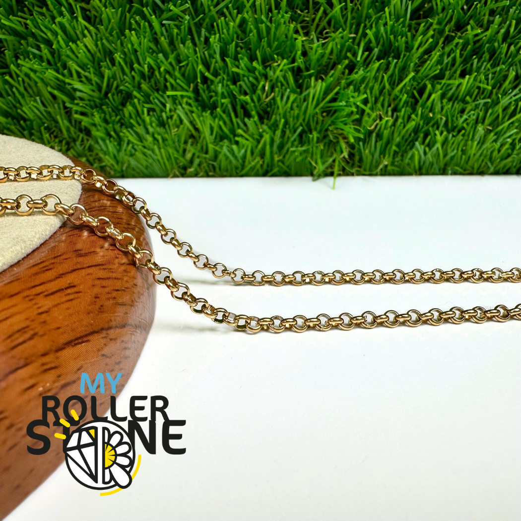 Grande Chaîne à Rolo en Acier Inoxydable 304 (60 cm)