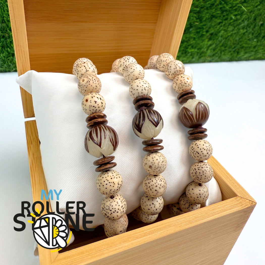 Bracelet Graines de Bodhi naturelles