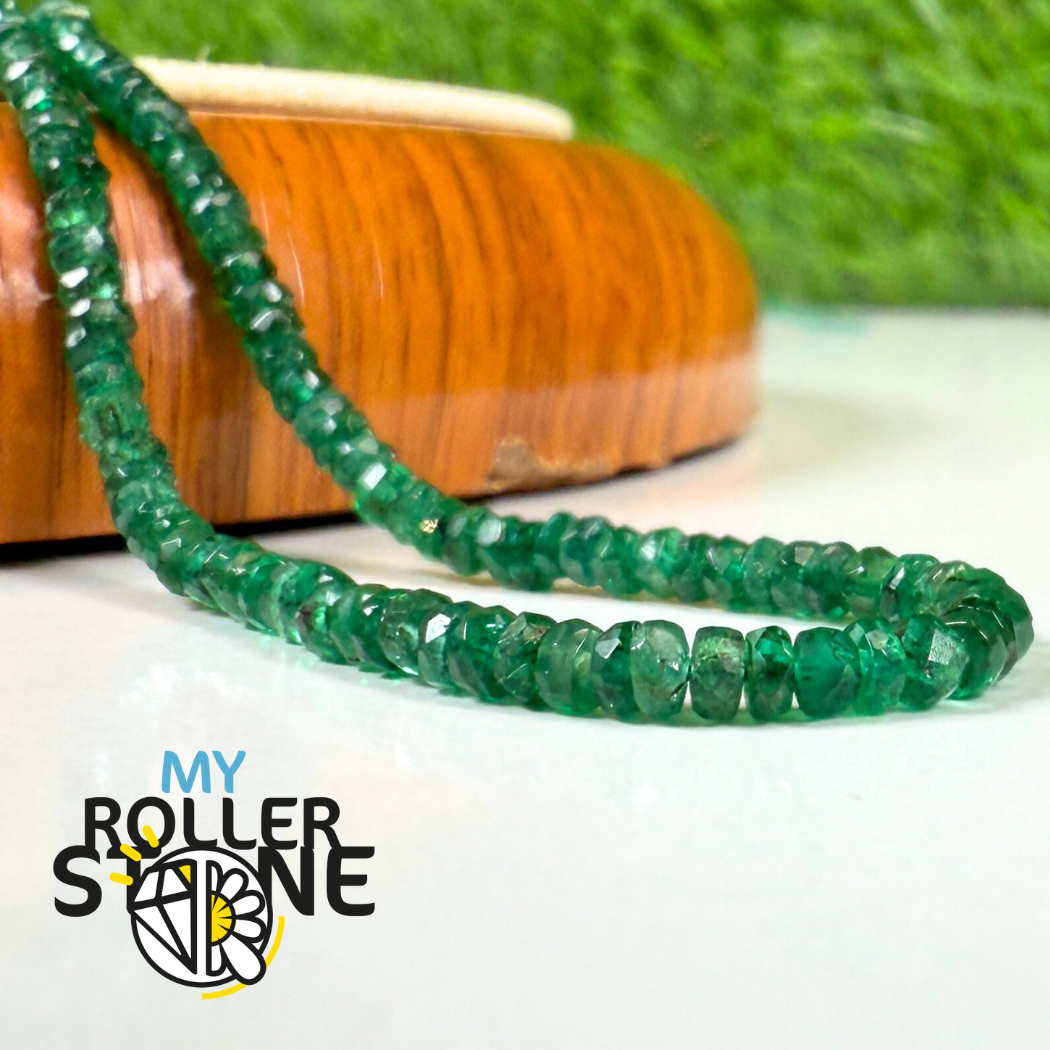 Perles d’Émeraude facettées – 7A+