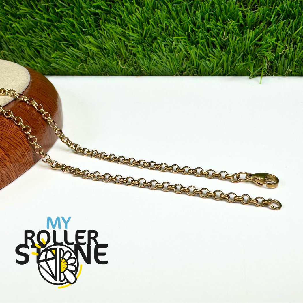 Grande Chaîne à Rolo en Acier Inoxydable 304 (60 cm)