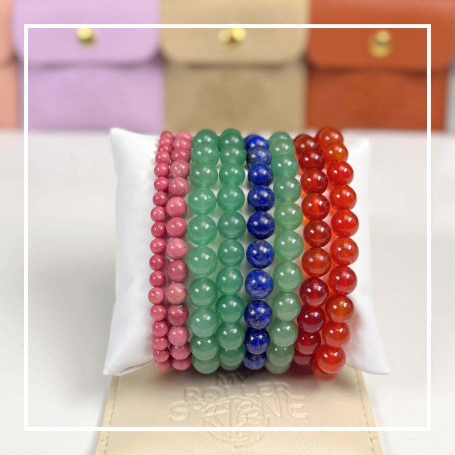 Bracelets en perles rondes