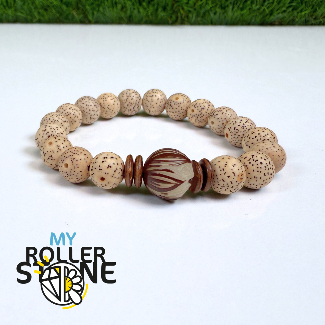 Bracelet Graines de Bodhi naturelles