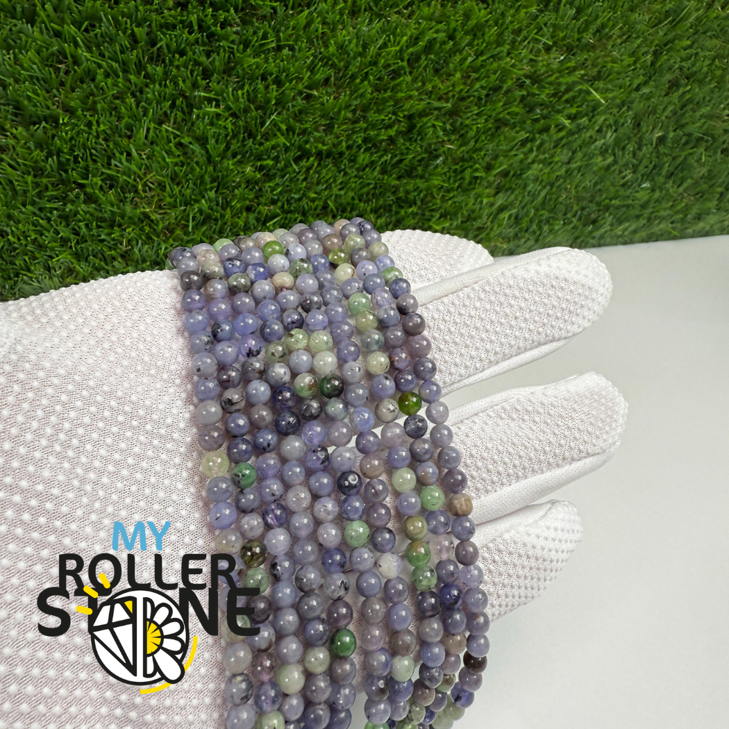 Perle Tanzanite ronde AB