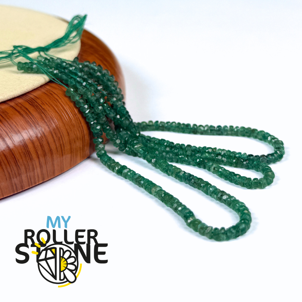Perles d’Émeraude facettées – 5A