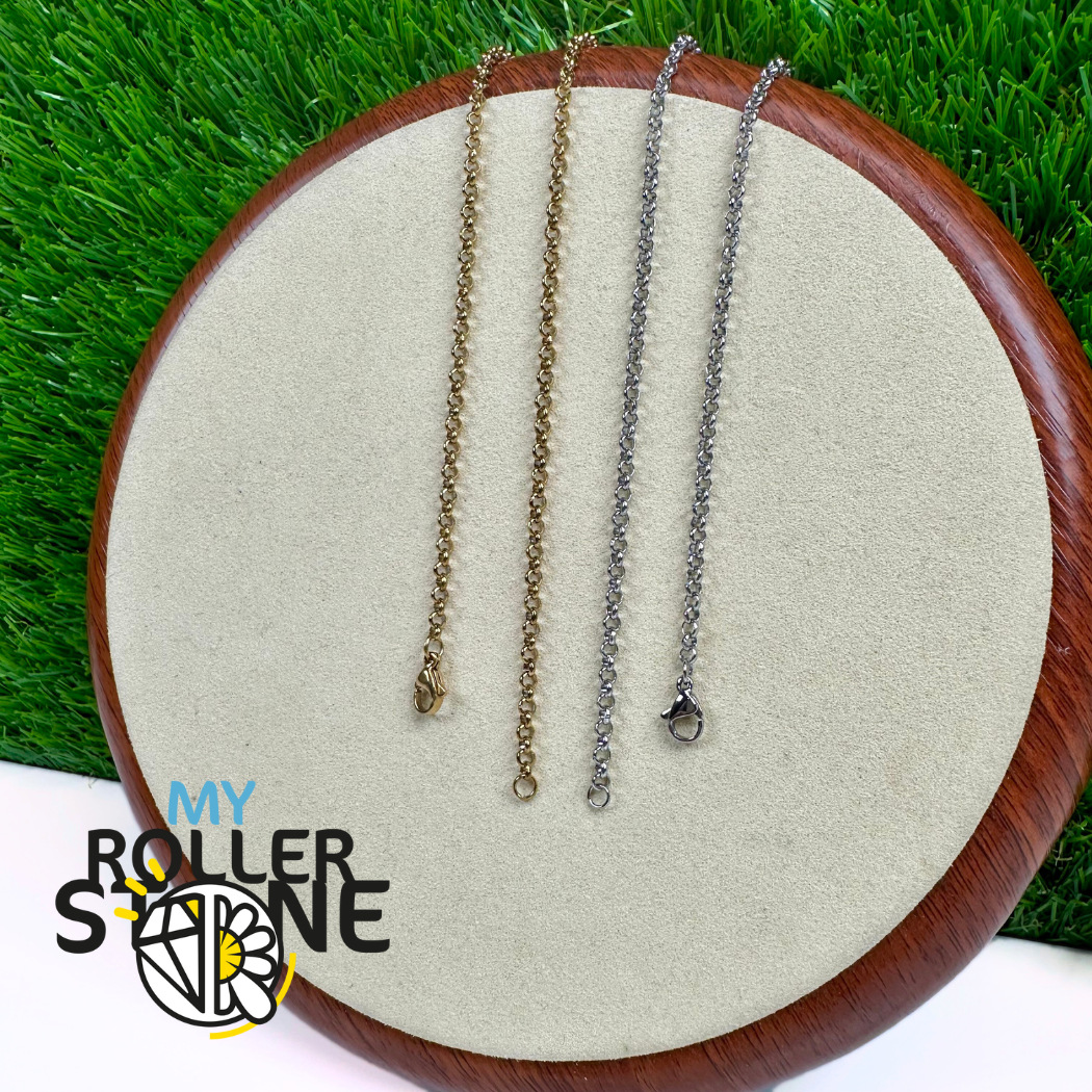 Grande Chaîne à Rolo en Acier Inoxydable 304 (60 cm)