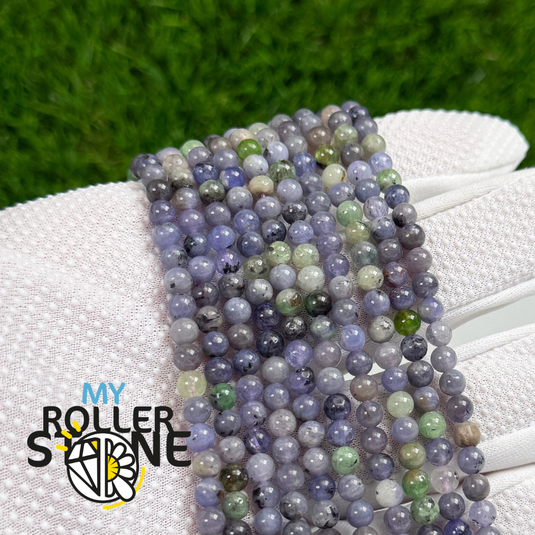 Perle Tanzanite ronde AB